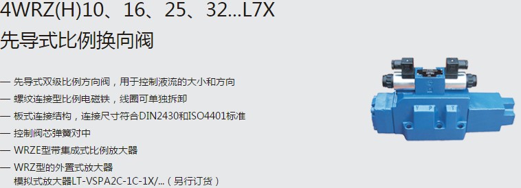 SHLIXIN上海立新4WRZ(H)10、16、25、32...L7X先導(dǎo)式比例換向閥